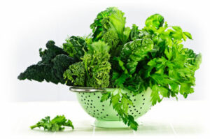Vegetables with Green Leaves